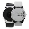 Fashion Men's Women's Faux Leather Strap Digital Quartz Wrist Watch