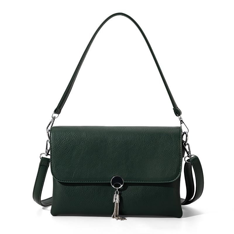 Large Capacity PU Leather Crossbody Bag for Commuting