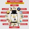 Pslalae capsules, immune support, high absorption rate, suitable for adults, vegan.