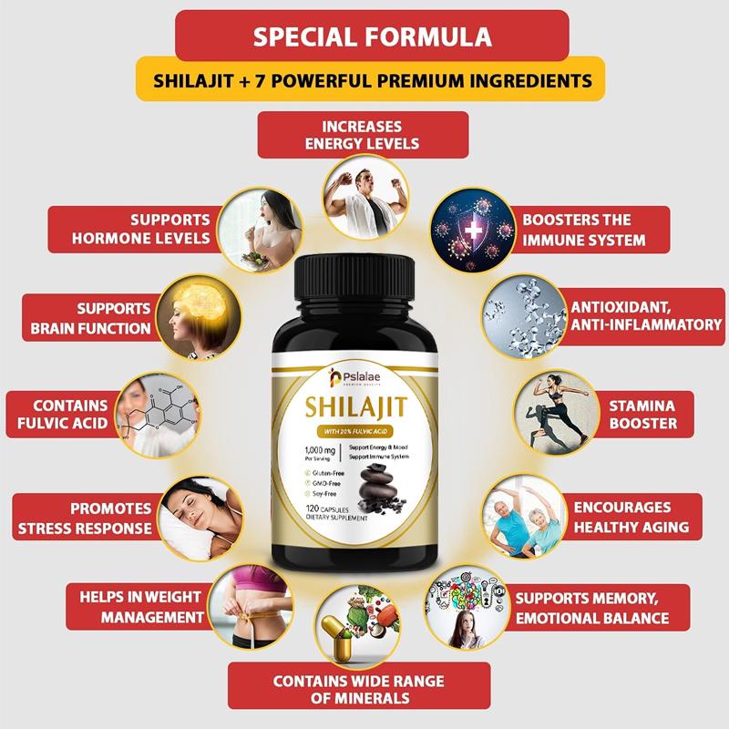 Pslalae capsules, immune support, high absorption rate, suitable for adults, vegan.