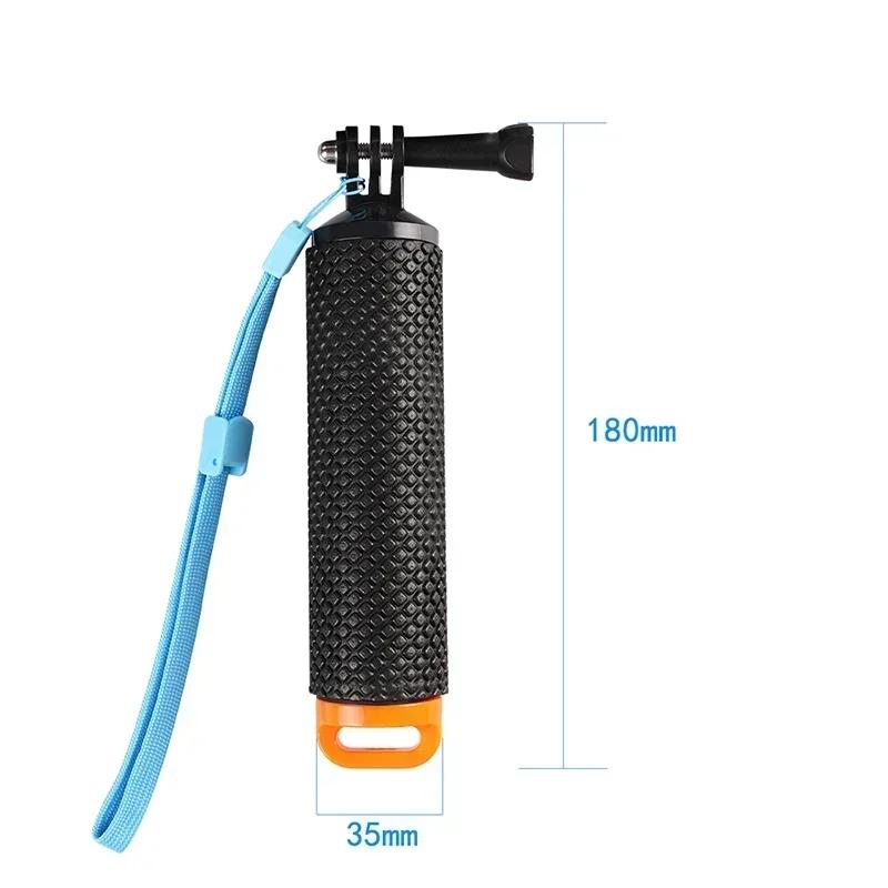 Sports Camera Buoyancy Rod Handle Holder for Gopro Hero 12 11 10 9 8 7 Xiaomi Yi SJ4000 DJI Osmo Float Handle Mount Accessories