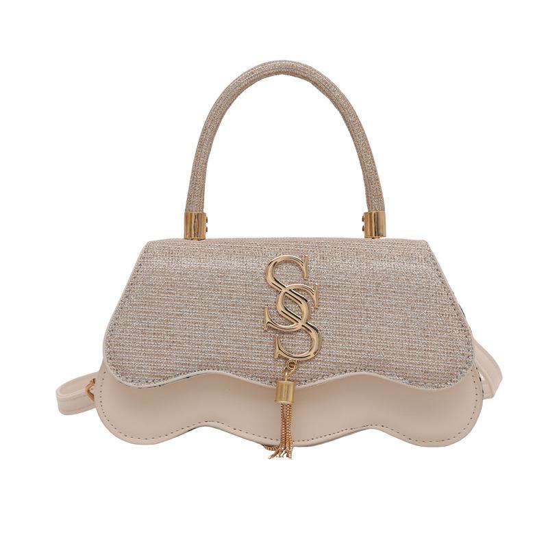 Trend Retro Small Bag Women's 2025 Spring New Fashion Casual Popular Messenger Bag Texture Portable Small Square Bag