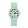 Simple Calendar Student Women'S Watch Candy Color Round Silicone Watch Women'S Waterproof Quartz Watch