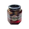 Miel en Nid d'Abeille en Bouteille, Miel en Nid d'Abeille Domestique, Miel Vieilli, Miel à la Cire d'Abeille, Cadeau de Fête, Cadeau de Retour - Bouteille en Verre Hexagonale 700g 1 pièce