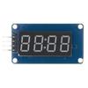 1pcs TM1637 4 Bits Digital LED Display Module For Arduino 7 Segment 0.36Inch Clock RED Anode Tube Four Serial Driver Board