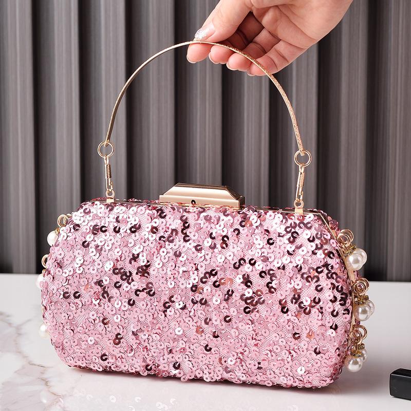 Paillettentaschen für Damen Diamant-Clutch Luxuriöse Designertaschen Damen-Umhängetasche 2026 Kleine Abend-Hochzeits-Glitzer-Taschen