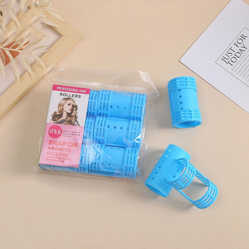 6/8/10/12/14Pcs Heatless Hair Curler Plastic Heatless Hair Rollers Lazy Curls Root Perm Rods Bangs Curling Rod Hair Styling Tool
