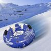 Inflatable Snow Tube Heavy Duty Winter Sledding Toy for Gift Family Women