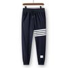 Men's Tide Brand Four-Stripe Casual Jogger Sweatpants - Trendy, Versatile Cotton for Spring and Autumn