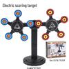 Net Auto-Reset Electronic Human-Shaped Scoring Target for Practice