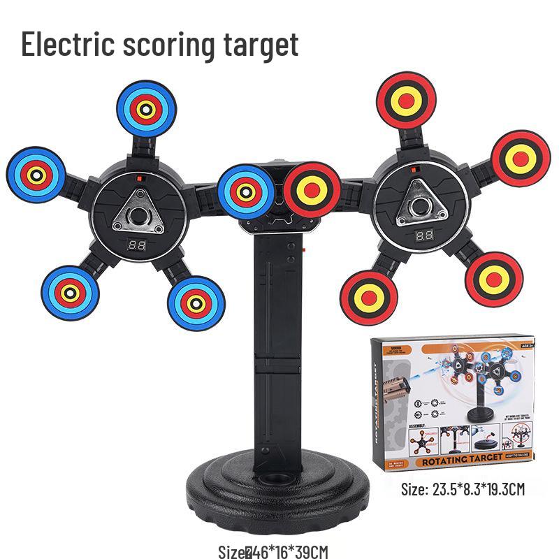 Net Auto-Reset Electronic Human-Shaped Scoring Target for Practice