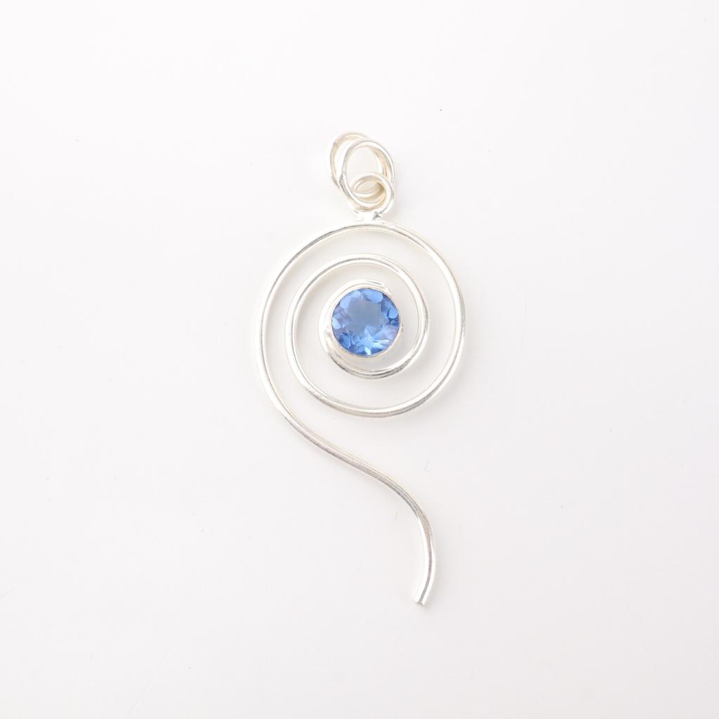 Natural Tanzanite Gemstone 925 Sterling Silver Jewelry Handmade Pendant For Gift PP-42-20