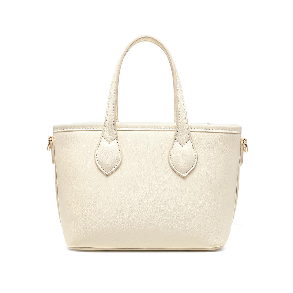 New Disney Mickey PU Crossbody Handbag Women's Pink/Ecru DHF41374-A