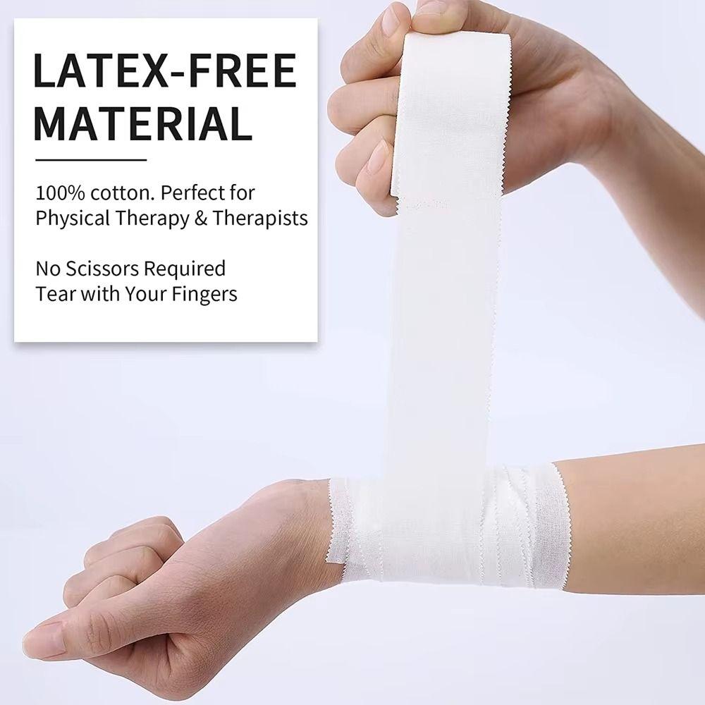 1Roll Self-Adhesive Sport Adhesive Tape Elastic Stretch 2.5/3.8/5cm 9.1Meters Elastic Bandage Cotton Athletic Gauze Tape