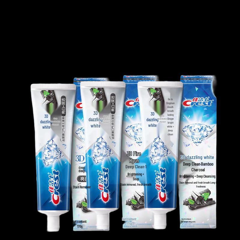 Crest 3D White Charcoal Toothpaste Triple Pack