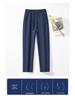 2025 Women's High-Waisted Fleece-Lined Sports Pants with Pockets and Zippers - Korean Style.