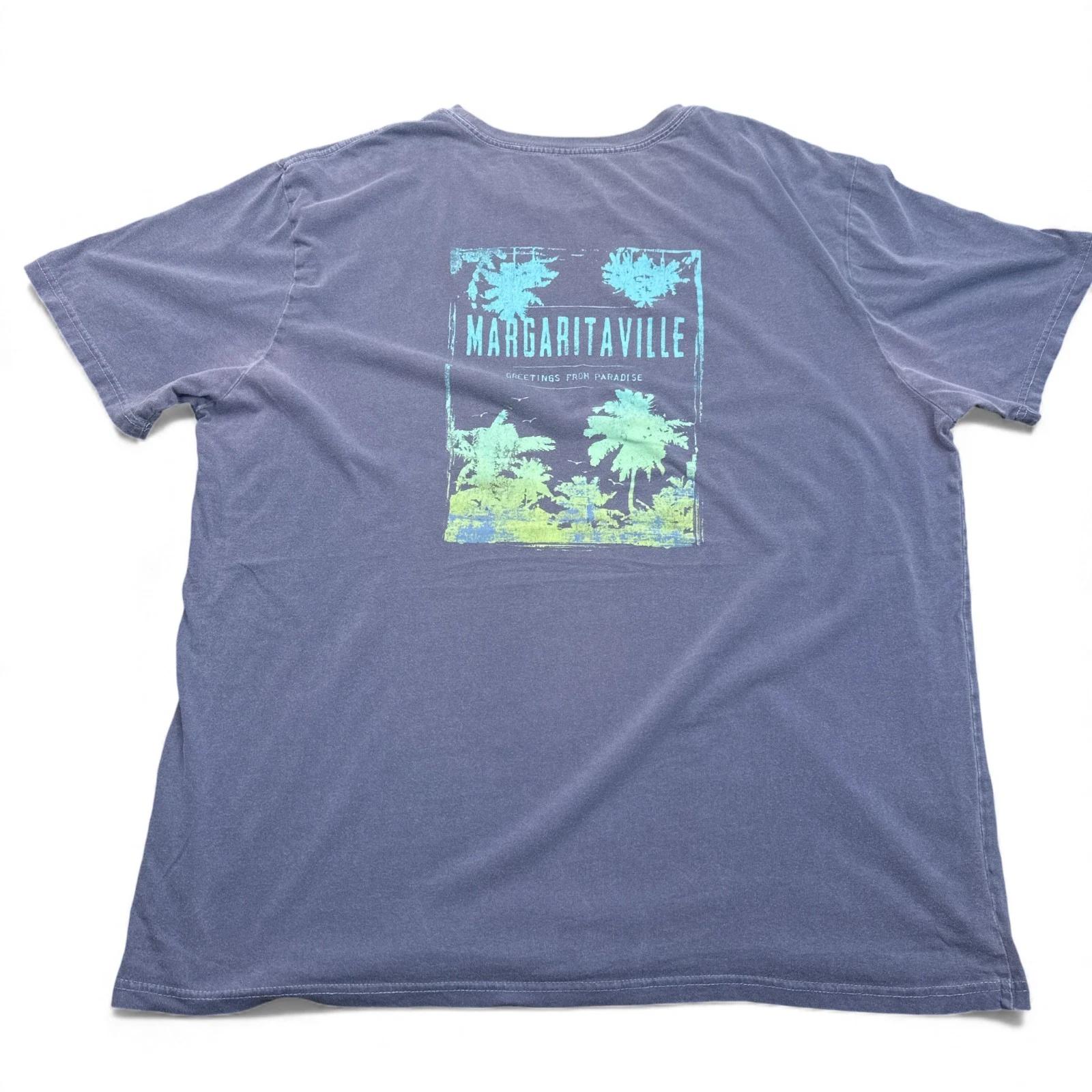 

Мужская футболка Jimmy Buffet Margaritaville, размер XL, синяя, с двусторонним принтом L