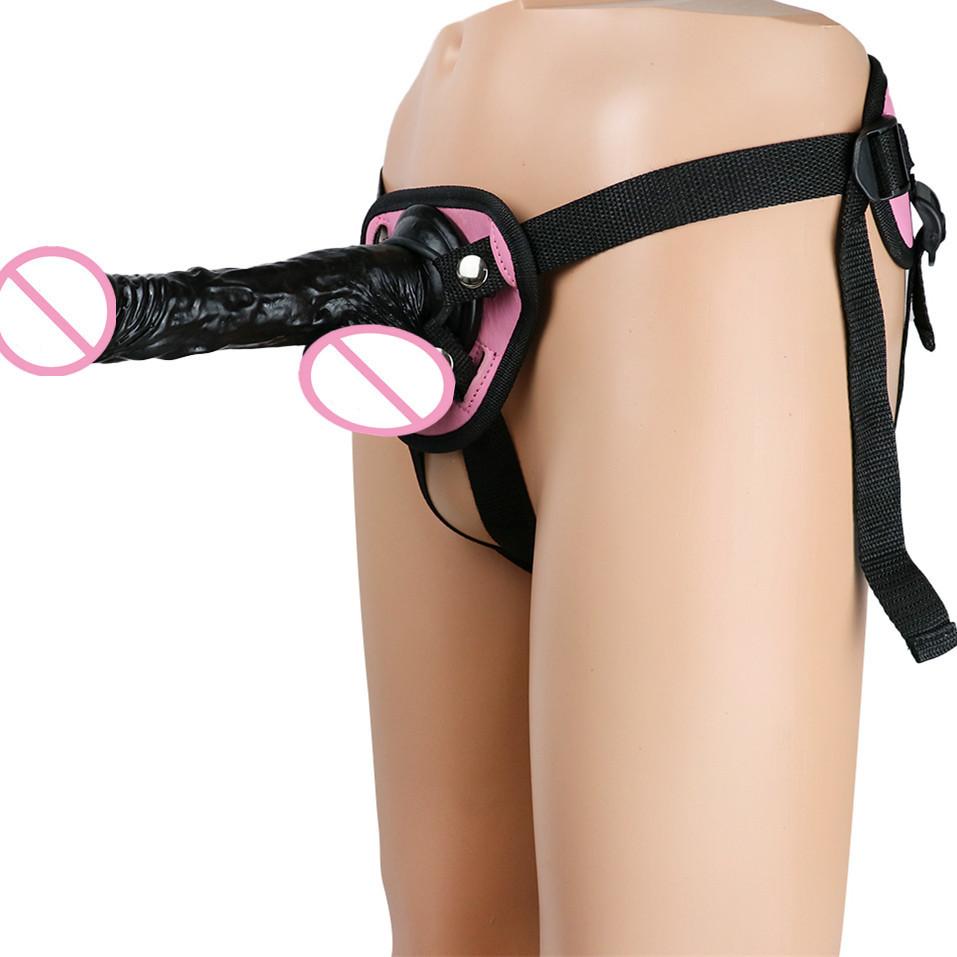 Female Pull-up Pants Fake Penis Sexual Products Female Manual Dildo Masturbator