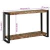 Console Table 120 x 33 x 75 cm Solid Upcycled Wood