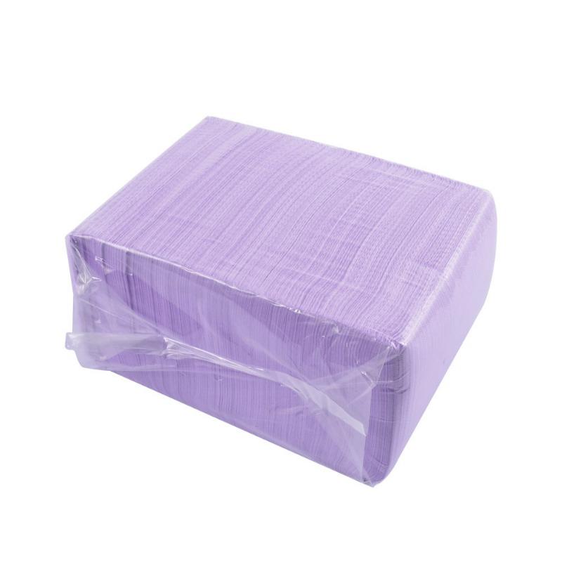 25/50/125PCS Purple Disposable Table Mat Waterproof Foldable Cleaning Pad Tattoo Beauty Nail DIY Cleaning Accessories