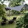 Thous Winds Sun Awning Hexagonal Perfect for Solo Lightweight and 2000mm Water Light Heat Includes Wind and Storage Bag Tarp, Shelter, Shade, Tarp,