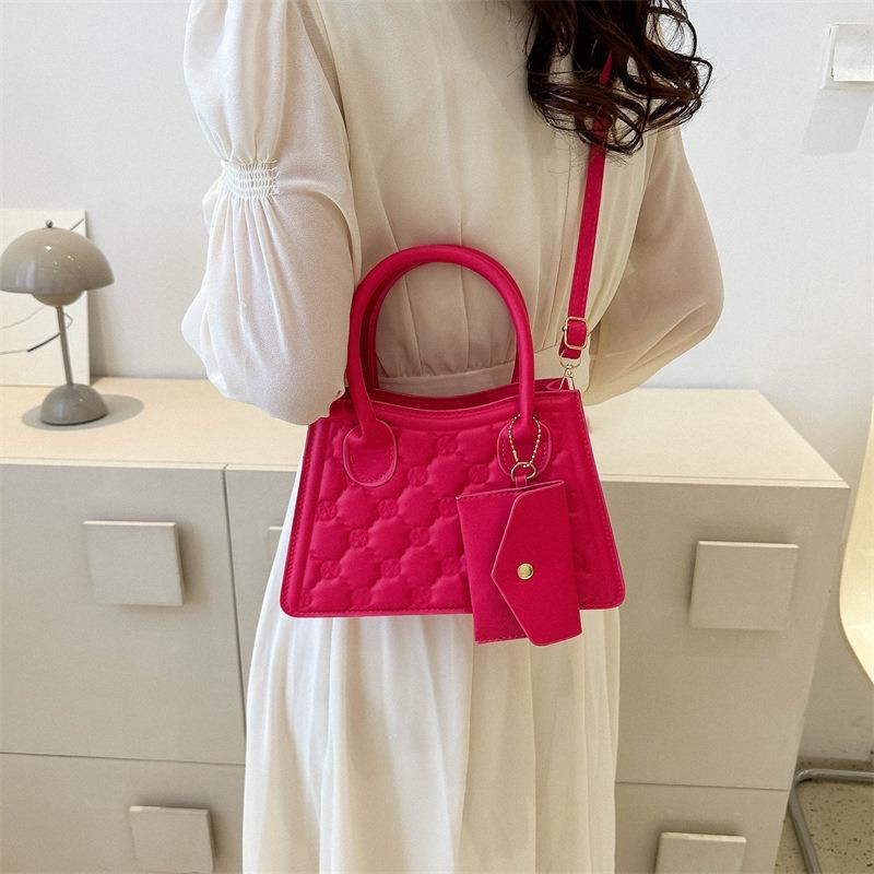 summer new fashion simple small square bag casual shoulder bag trendy messenger bag niche simple handbag