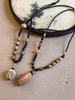 Hand-Woven Pine Nut Wood Bead Necklace - Chinese Retro Style Versatile Fashion Accessory