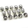 20pcs/lot Tibetan Silver Metal Big Hole Accessories Loose Tube Spacer Beads Handmade For Bracelet DIY Jewelry Making Supplies