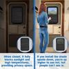 Privacy Shade Double Layer Sun Blocker Trailer Door Blind for Entry Door Window