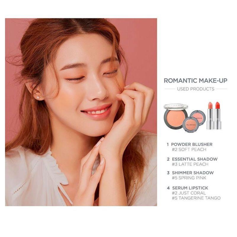 KLAVUU - Urban Pearlsation Natural Powder Blusher - 5 Colors