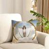 RRosalia singer Cushion Cover Reversible Plush Pillow Cover Soft Fluffy Home Decor for Sofa Bedroom