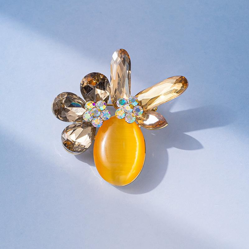 Senior brosjer blomst blad brosje pins for kvinner dress anheng mote brosjer smykker