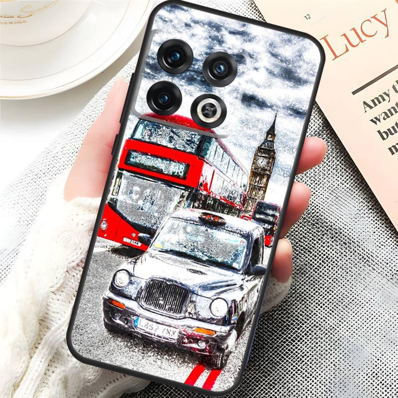 

Retro Winter Snow London Cover For OnePlus 13 15 13R 13T 12 12R 10T 11 10 Pro OnePlus Nord 5 CE 3 4 Lite N20 N30 Case OnePlus Nord CE4