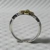 Men's Korean Retro Winged Cross Hip Hop Open Ring