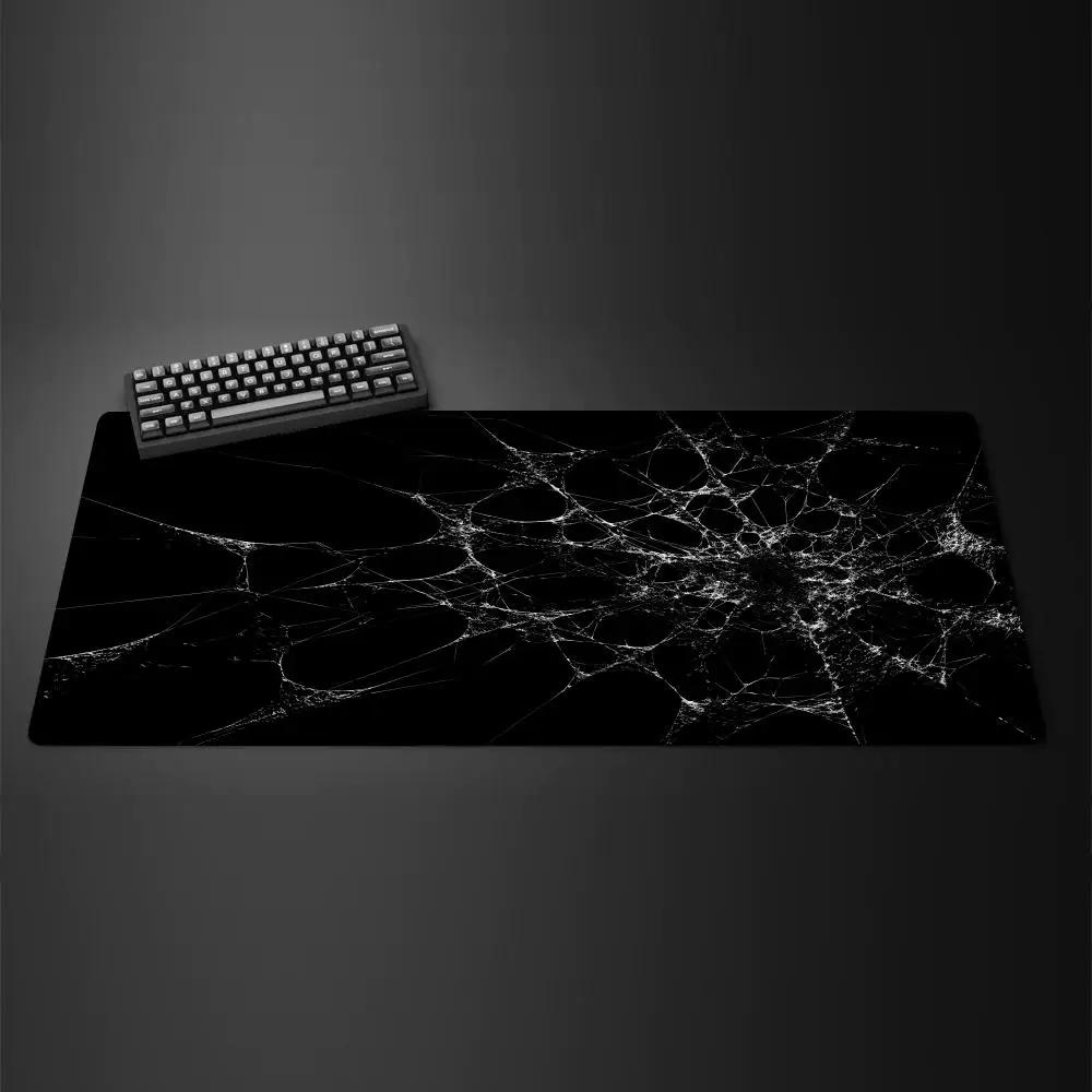 Tappetino Mouse Ragnatela Grande Computer Ufficio Gioco Tavolo Tappetini XXL Gomma Antiscivolo Tastiera Gaming Mousepad Lunghi Tappetini da Scrivania