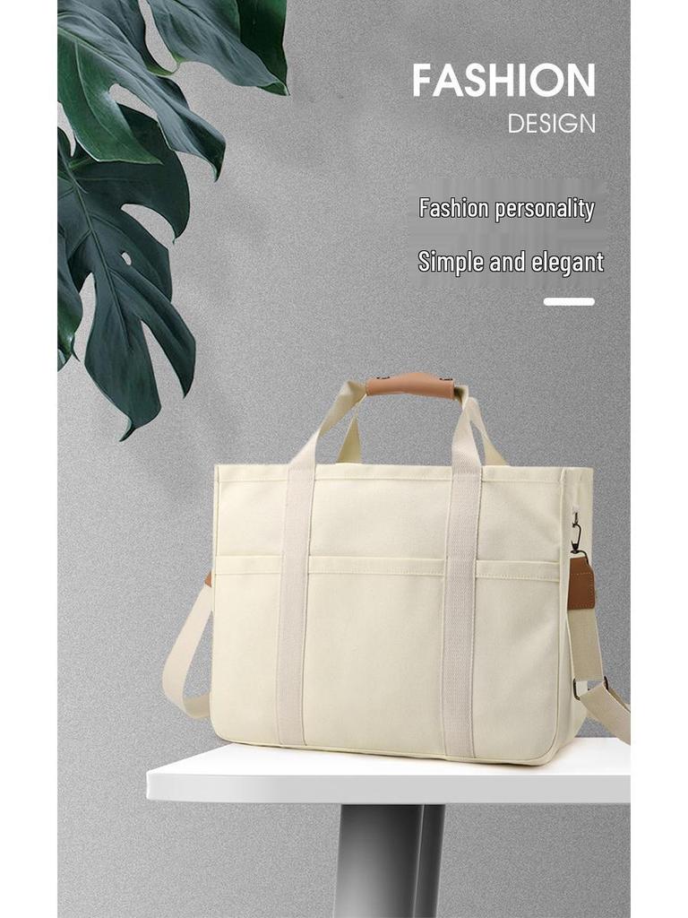 Borsa Mamma in Tela Multi-scomparto: Grande Capacità, Portatile, Opzioni a Spalla e a Tracolla per Essenziali per Mamma e Bambino.