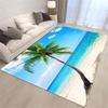 3D Printing Palm Tree Sea Beach Carpet Living Room Sofa Table Rug Bedroom Bedside Rug Dining Carpets Rug for Bathroom Decoration