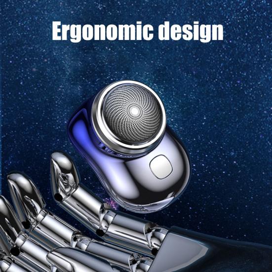 Mini Rasoir Électrique Rechargeable USB IPX7 Étanche Portable Voyage Rasoir de Rasage Humide Sec Hommes Tondeuse à Barbe Outil Épilateur
