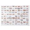 100 Pairs Assorted Styles Plastic Stud Earrings Set Surprise Gift for Girlfriend