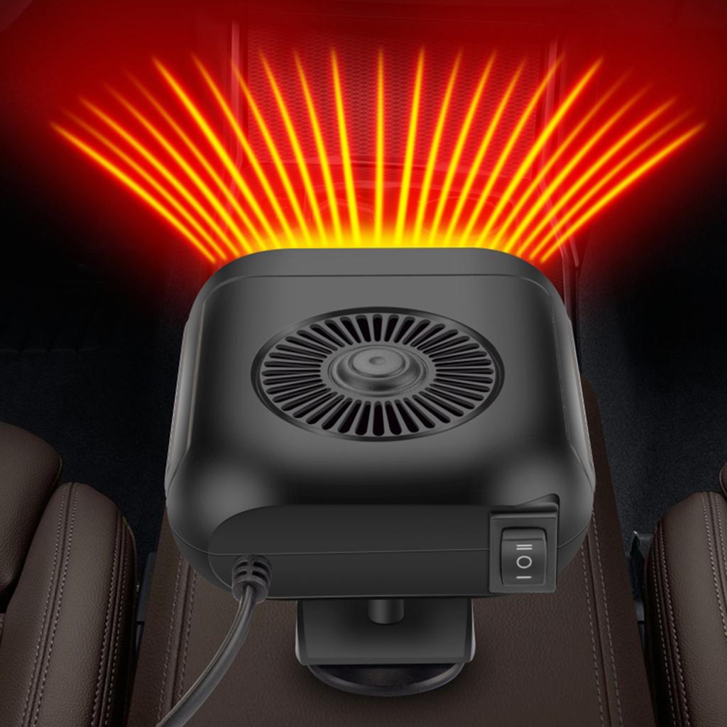 Car Heater 12V 120W Portable Electric Heating Fan Windshield Heater Defogger Defroster Demister for Vehicle