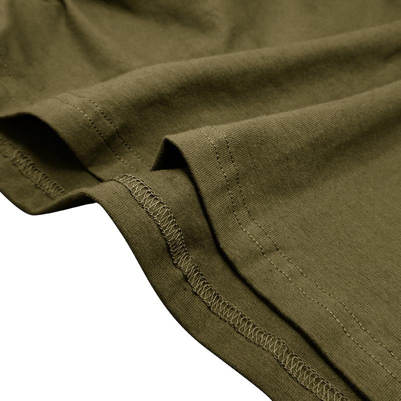Spring Autumn Loose Casual Solid Color Hooded Tee Male Long Sleeve Pullover Cotton Top Men All-match Tee