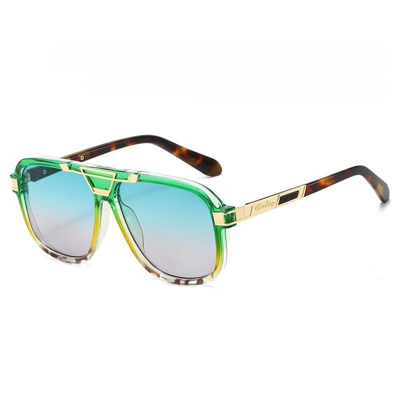 

Мужские и женские модные солнцезащитные очки с двойной перекладиной для занятий спортом на открытом воздухе, защита от солнца, УФ-очки, роскошные бренды, популярные очки As shown