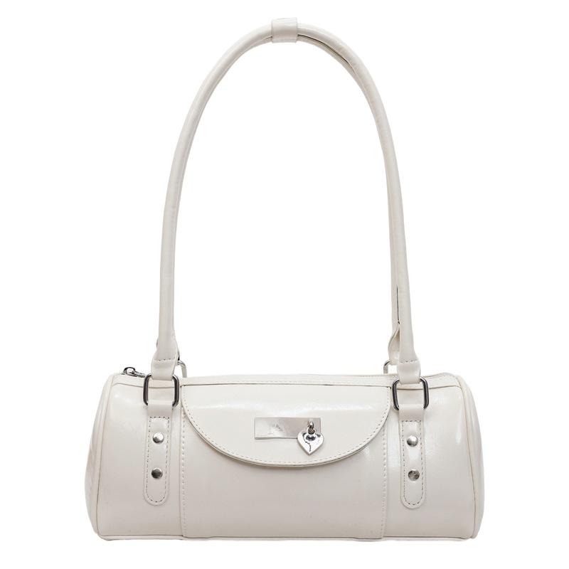 Premium Bowling Handbag Women's New Fashion Versatile Simple Commuter Shoulder Pillow Bag