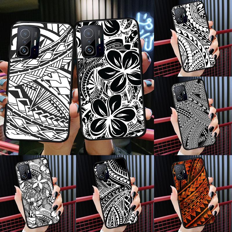 Maori Tribal Samoan Polynesian Case For Xiaomi 13 14 Ultra 11T 12T 13T 14T Pro POCO X7 Pro X3 X5 X6 F3 F5 F6 M6 Pro Cover