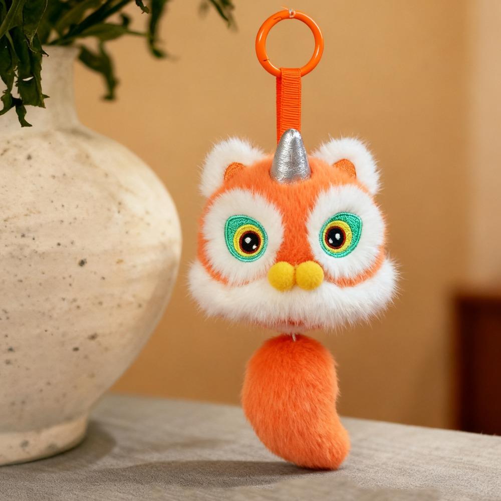 

Year of Horse Lion Dance Pendant Awakened Lion Chinese New Year Gift Bag Hanging Accessories помаранчевий