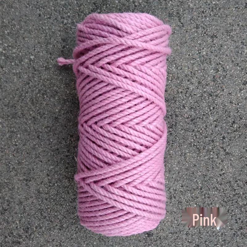 Handmade Odorless Sisal Cat Tree Rope: Vibrant, Fade-Resistant, Durable for DIY Scratching Posts