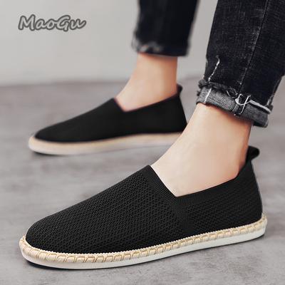 Atmungsaktive Netz-Loafer für Herren Zapatos De Hombre Herren Freizeitschuhe Bequeme Runde Zehenpartie Zum Hineinschlüpfen Flache Schuhe Mocasines De Hombre