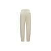 Knitted Sweatpants Women's Khaki Beige Moderate Cuffed Pants 10022965-A04