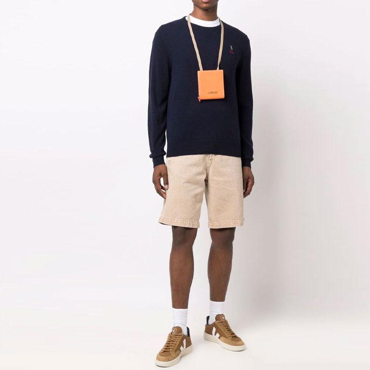 Polo Ralph Lauren FW21 Logo Pattern Pullover Sweater Men sweater Blue 710815034-001