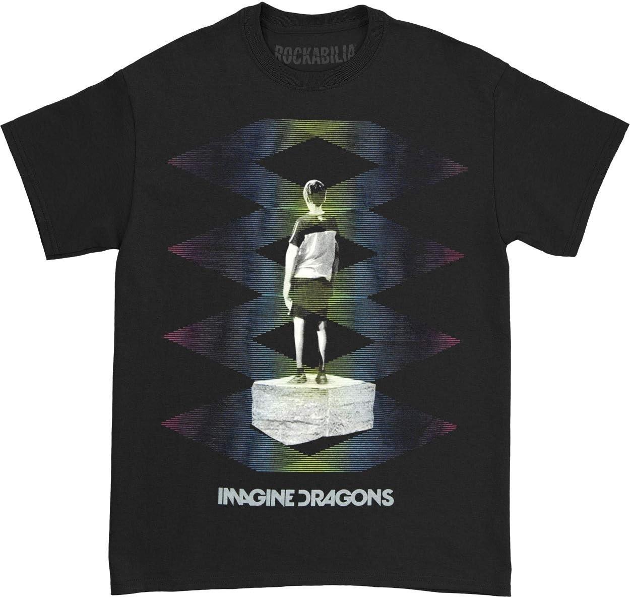 Men s Imagine Dragons Zig Zag T-Shirt XXXXXL чёрный